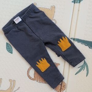 Hannah Andersson Gray Pants With Crowns
